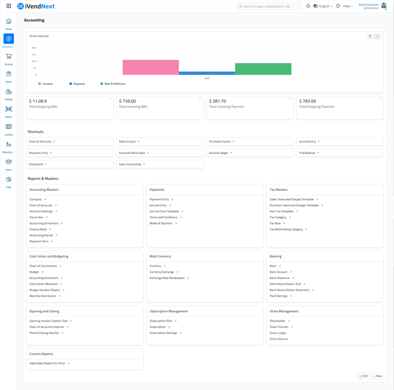 Chart<em>of</em>Accounts<em>Importer</em>Home